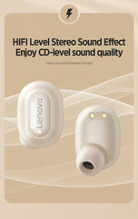 Lenovo PD1X Pro Bluetooth 5.3 Vezeték Nélküli Fülhallgató Töltőtokkal