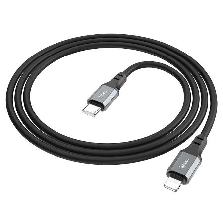 Hoco. X86 Szilikon Gyorstöltő Adatkábel USB C - lightning típusú csatlakozóval