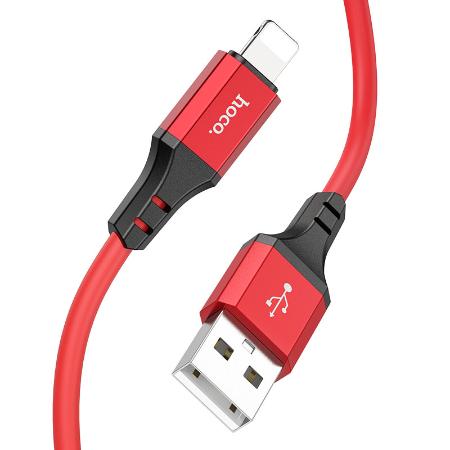 Hoco. X86 Szilikon Gyorstöltő Adatkábel USB A - lightning típusú csatlakozóval