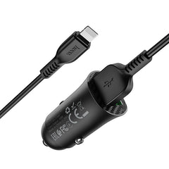 Hoco. Z39 Autós Gyorstöltő Adapter QC3.0 töltő kábellel